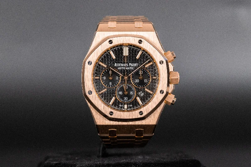 Audemars Piguet<br>26320OR Royal Oak Chronograph Black Dial