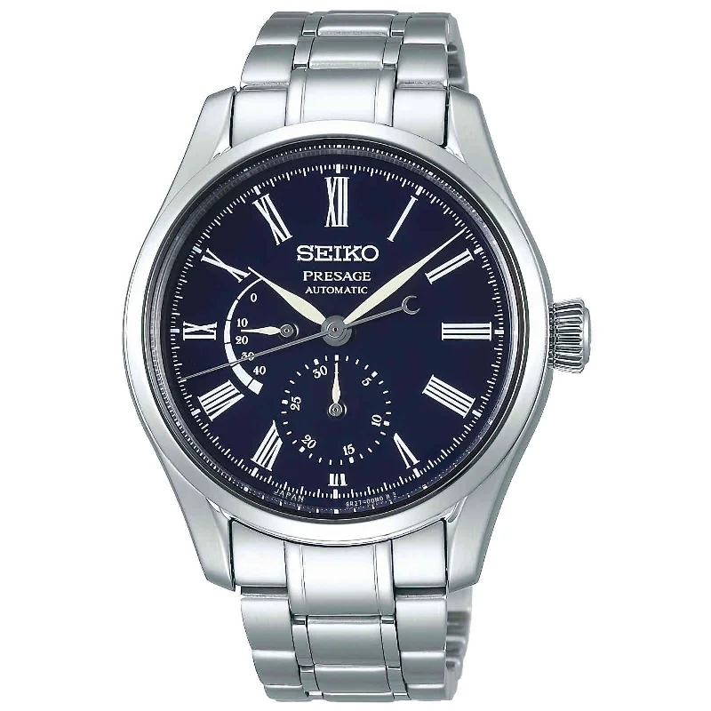 Seiko Presage SPB091J1 Automatic Blue Enamel Dial Stainless Steel Men's Watch