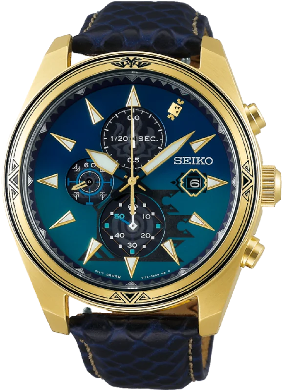 Seiko X Monster Hunter 15th Anniversary Solar Chronograph SBPY156