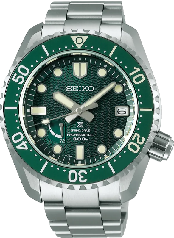 Seiko Prospex LX Line Spring Drive 300M Diver Limited Edition Kokebozu Green Dial SBDB039