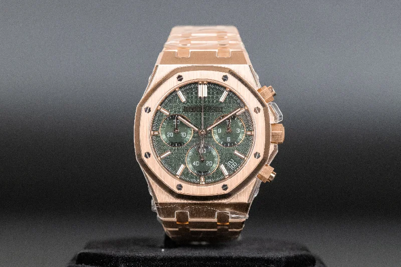 Audemars Piguet<br>26240OR Royal Oak Chronograph Flyback Green Dial