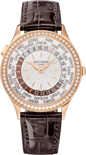 Patek Philippe Complications World Time 36 mm Rose Gold Ivory Dial - 7130R-013