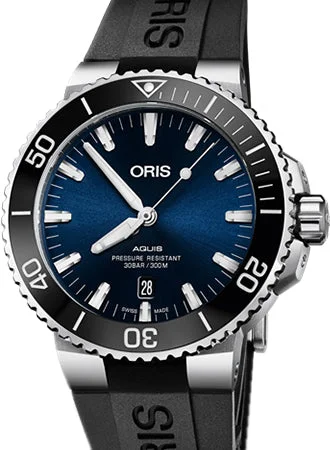 Aquis Date Blue - Rubber - 43.5mm - Ref.  01 733 7730 4135-07 4 24 64EB