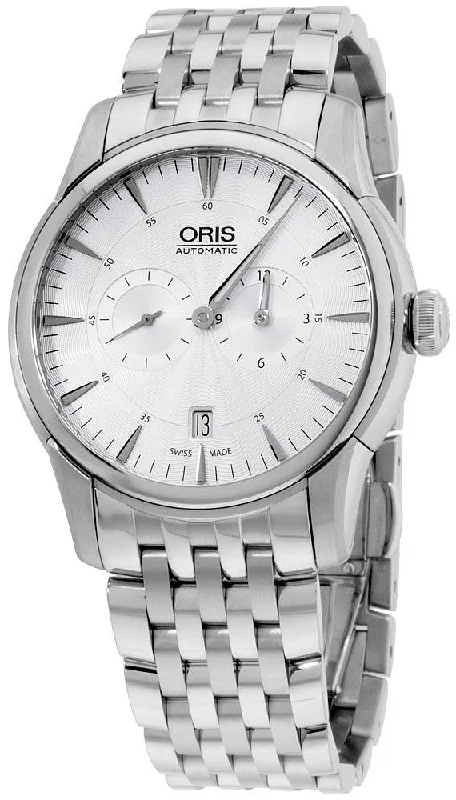 STORE DISPLAY MODEL Oris Artelier Regulateur Automatic Stainless Steel Mens Watch Silver Dial 749-7667-4051-MB