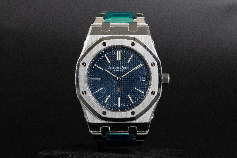 Audemars Piguet<br>16202ST Royal Oak Jumbo Blue Dial