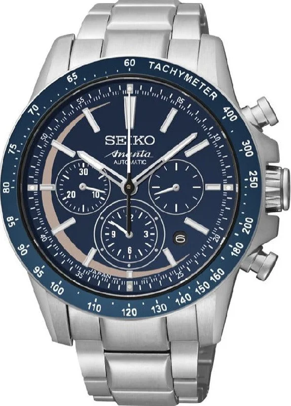 Seiko Ananta Mechanical Automatic 100th Anniversary Limited Edition Lacquer Dial Chronograph SRQ017