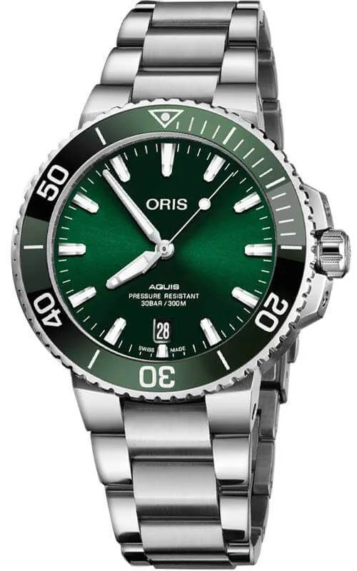 Oris Aquis Date Mens Watch 01 733 7732 4157-07 8 21 05PEB