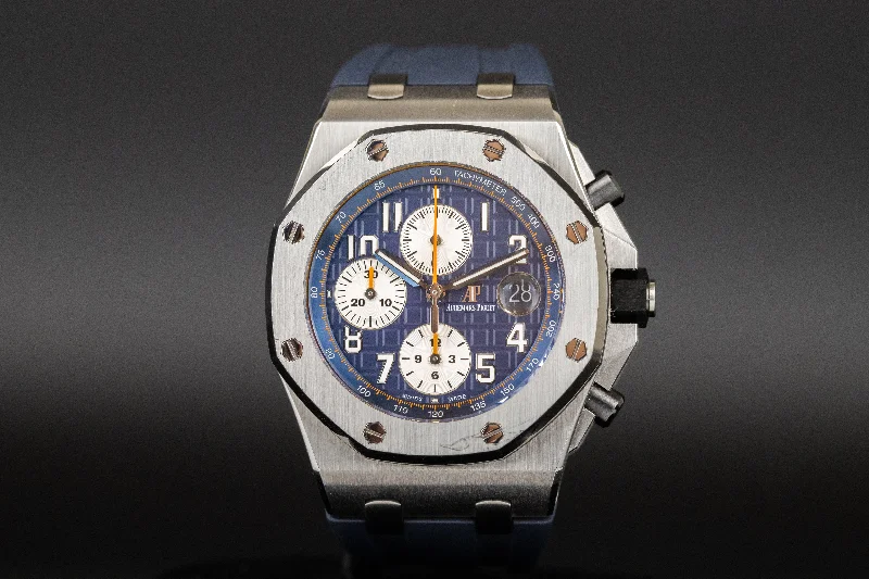 Audemars Piguet<br>26470ST Royal Oak Offshore 'Brick' Blue Dial