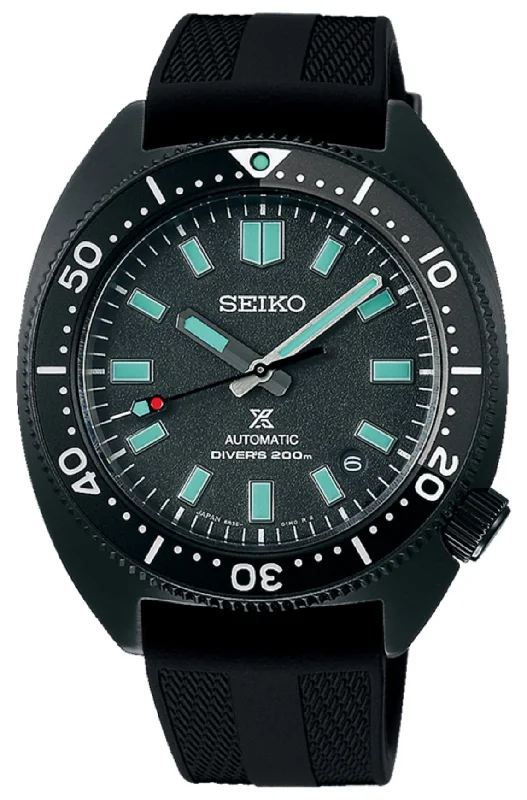 Seiko SPB335J1 Prospex The Black Series Limited Ed Turtle Automatic Watch for Men