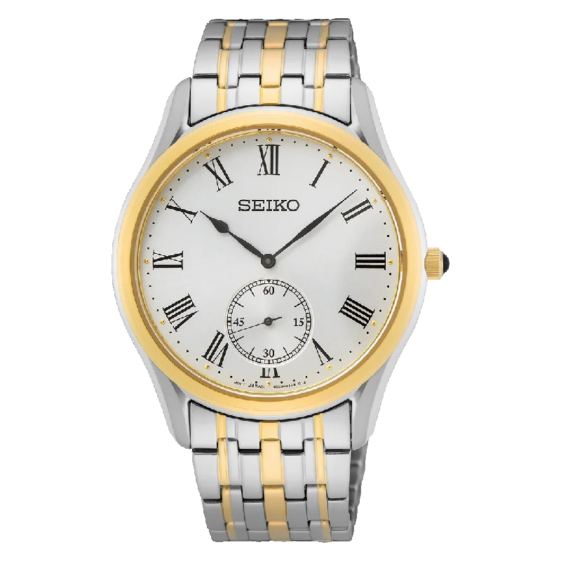 Seiko Conceptual Series Tone Tone Stainless Steel Silver Dial Men's Watch SRK048P