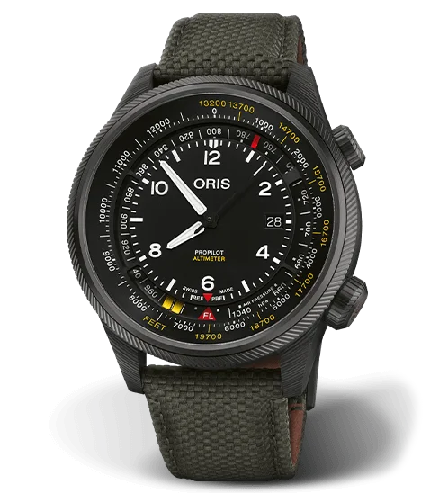 Oris ProPilot Altimeter Watch with Black Dial, 47mm