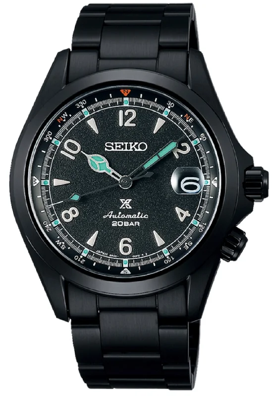 Seiko SPB337J1 Prospex The Black Series Limited Ed Alpinist Automatic Watch