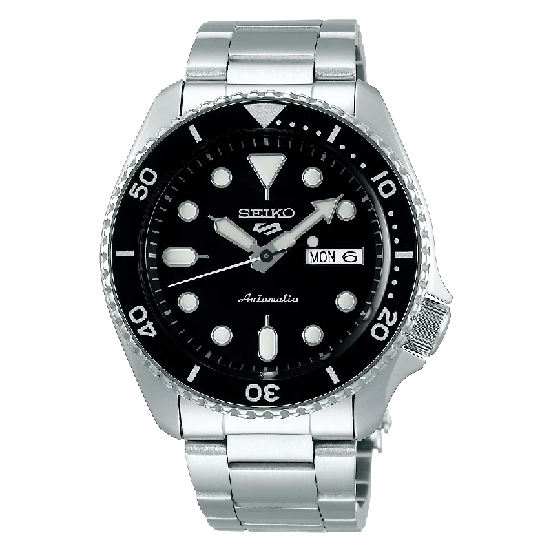 Seiko 5 Sports Black Dial Automatic Watch SRPD55K