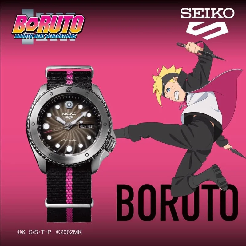 Seiko 5 SRPF65K1 Sports BORUTO UZUMAKI Limited Edition Men Watch 火影忍者 限量6500隻