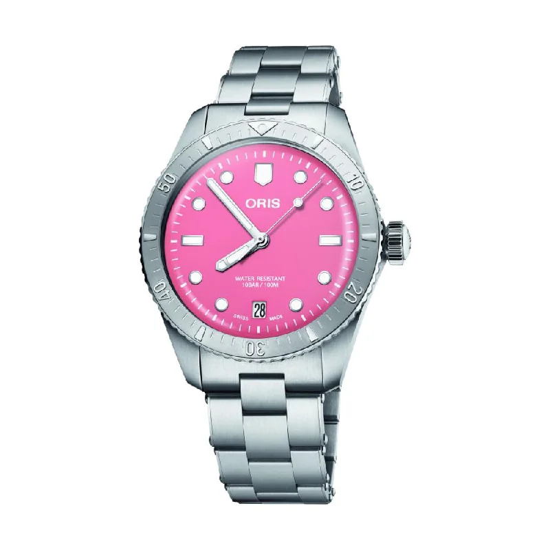 Divers Sixty-Five 'Cotton Candy' Steel Pink