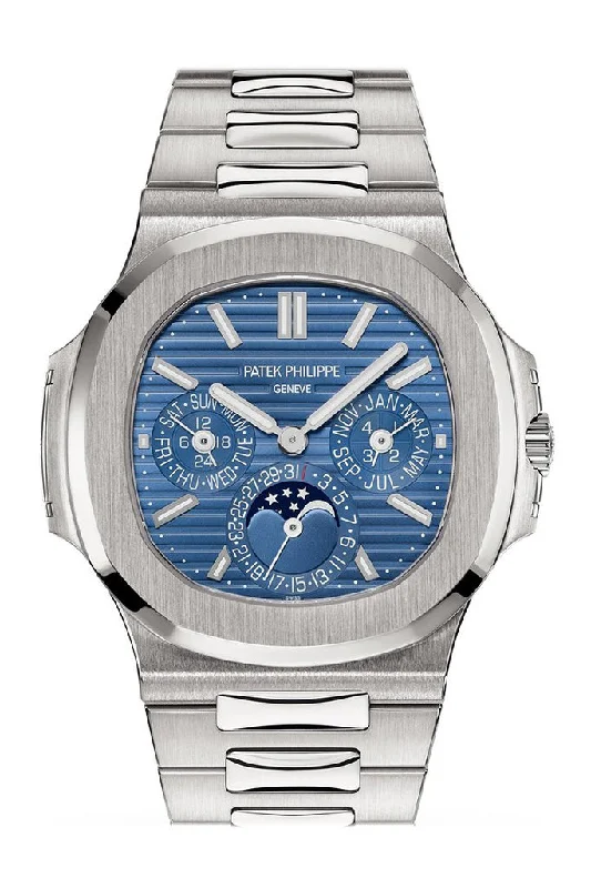 Patek Philippe Nautilus 40mmBlue Dial White Gold Watch Men's Watch 5740/1G-001