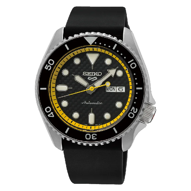 Seiko Supercars Special Edition Yellow Automatic Watch SRPJ07K