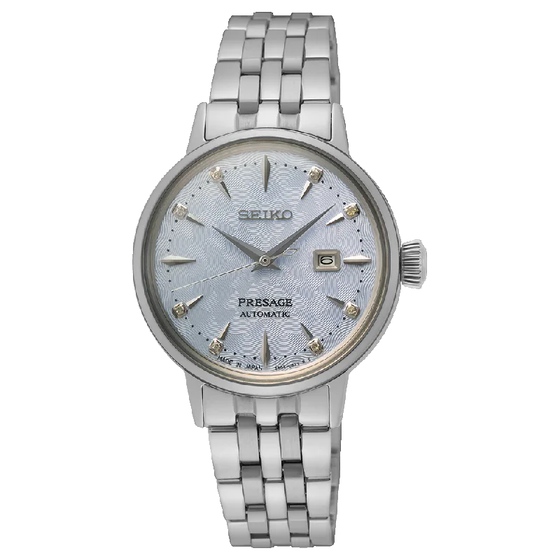 Seiko Presage Elegant Automatic Watch with Diamonds SRE007J