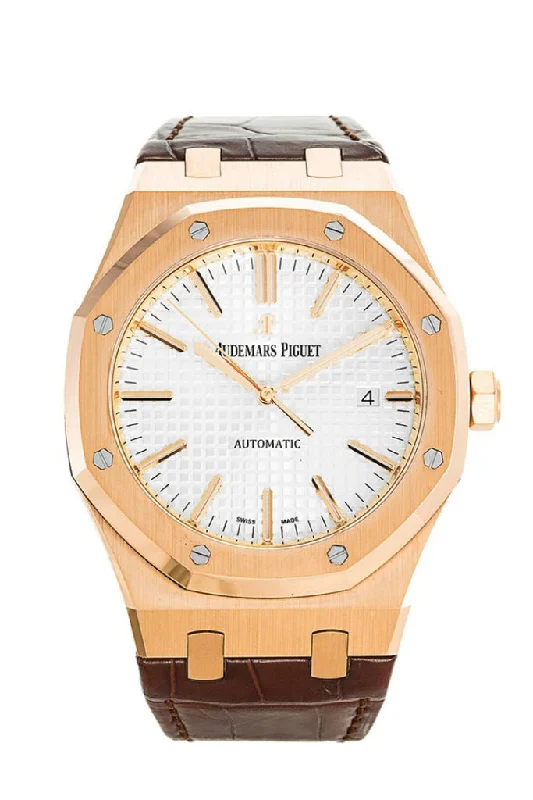 Audemars Piguet Royal 41 Oak 18 Karat Rose Gold Automatic 15400OR.OO.D088CR.01