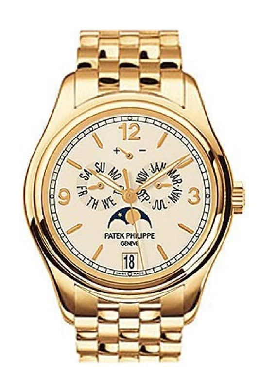 Patek Philippe Complications Mechanical Ivory Dial 38mm Men's Watch 5146/1J-001