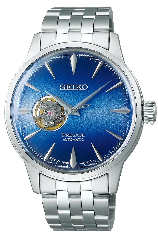 Seiko SSA439J1 Presage Cocktail Blue Acapulco Automatic Watch Men