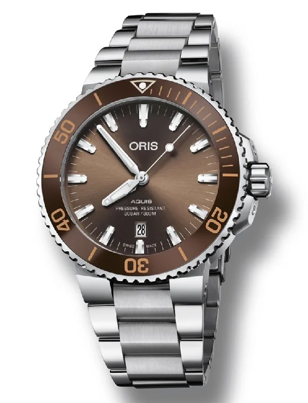 Oris Diving  Aquis Date - 01-733-7730-4152-07-8-24-05PEB